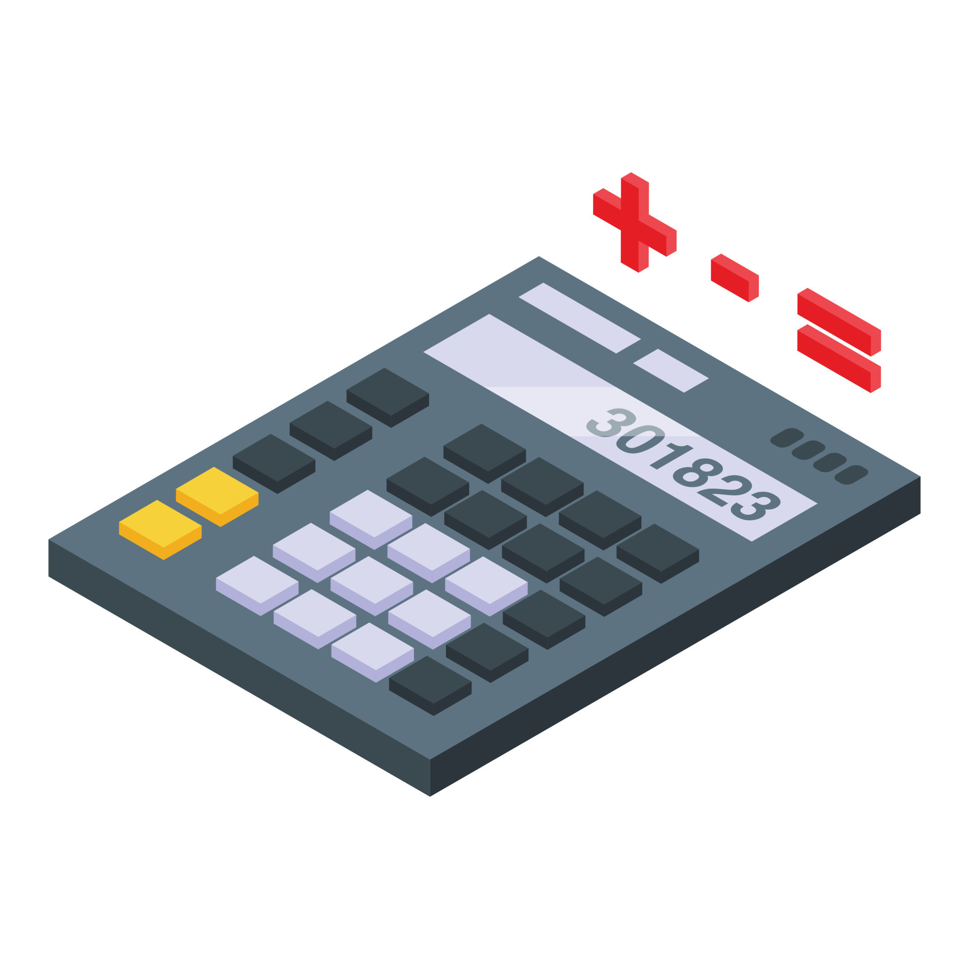 Calculator result money icon, isometric style 15872101 Vector Art at