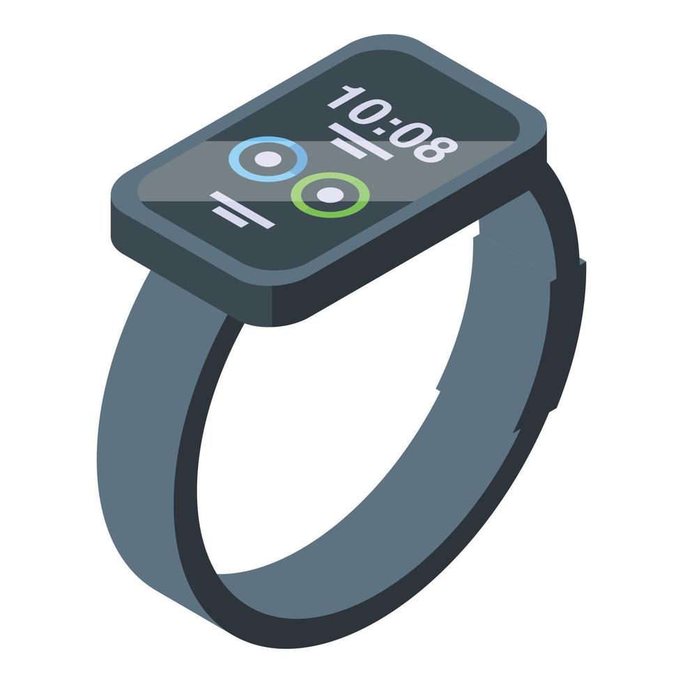Smart watch icon, isometric style vector
