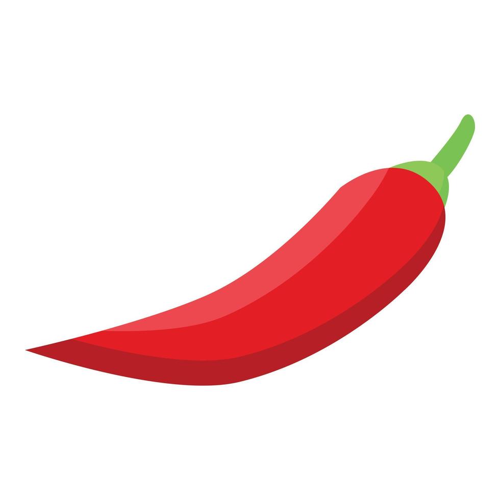 Mexican hot paprika icon, isometric style vector