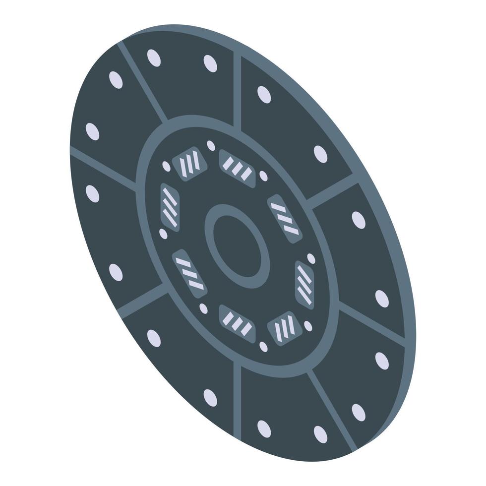 Repair clutch icon, isometric style vector