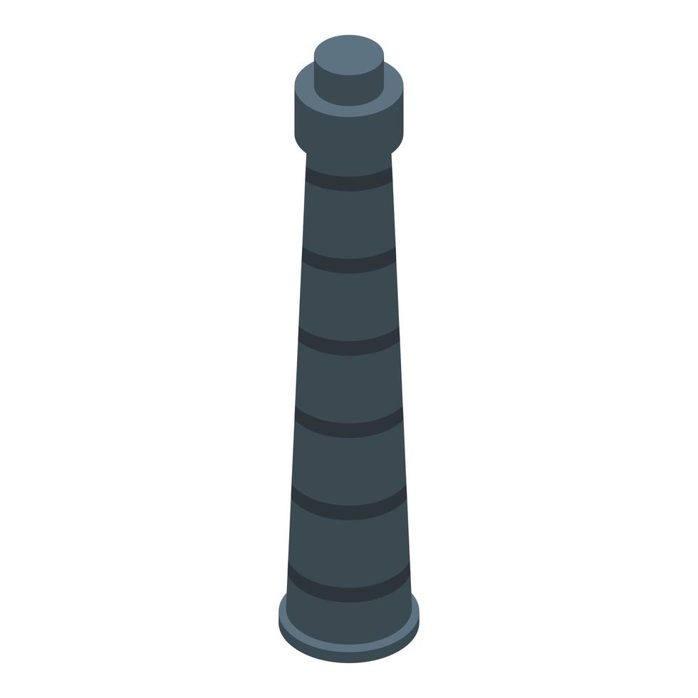 Chimney icon, isometric style vector