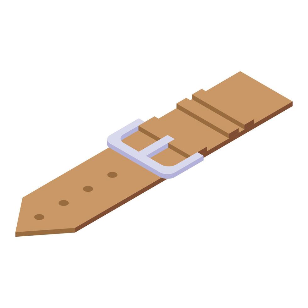 Wristwatch strap icon isometric vector. Smart watch band vector