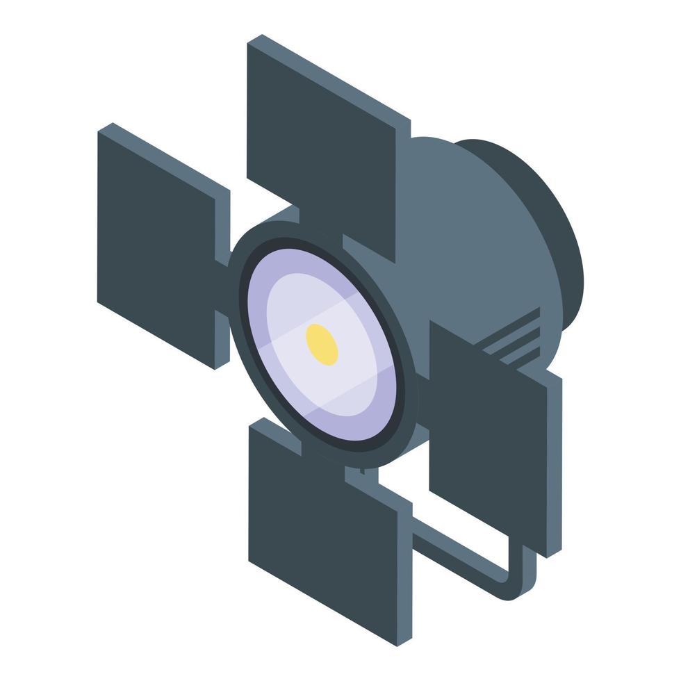 Brand ambassador spotlight icon, isometric style vector
