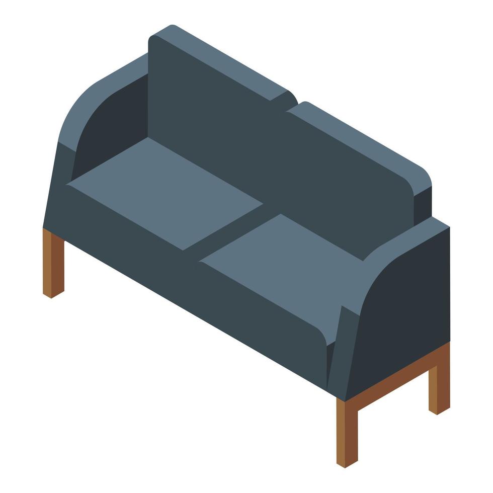 Room sofa icon, isometric style vector