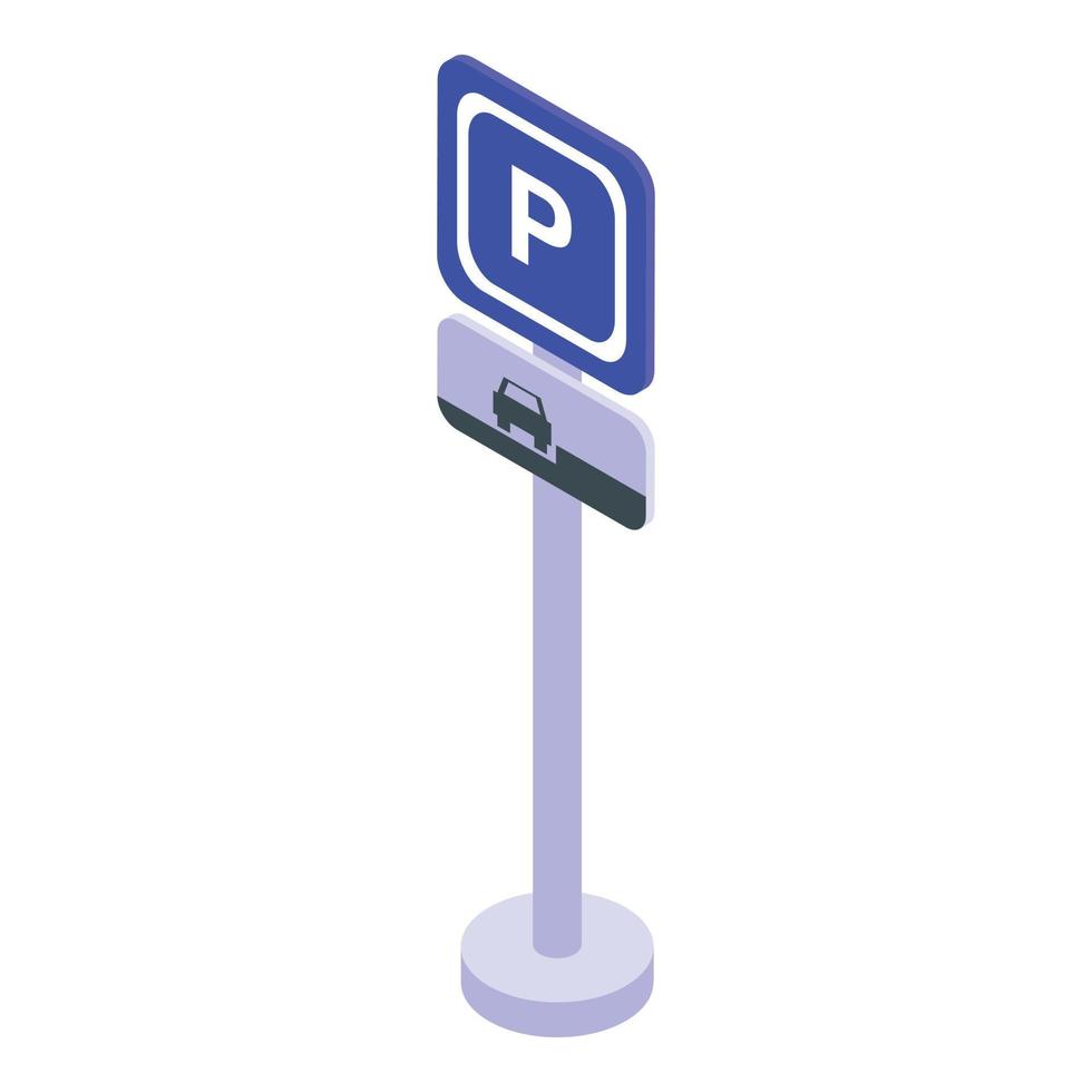Paid parking mode icon, isometric style 15872646 Vector Art at Vecteezy