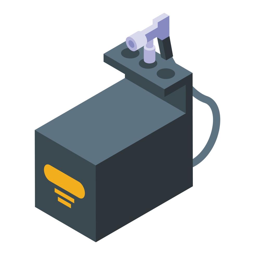 Solarium device icon, isometric style vector