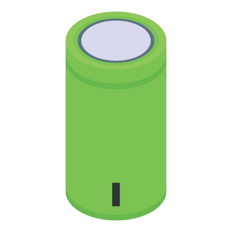 Warm thermo cup icon, isometric style vector
