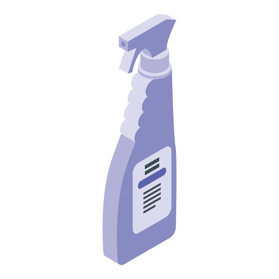 Clean spray disinfection icon, isometric style vector