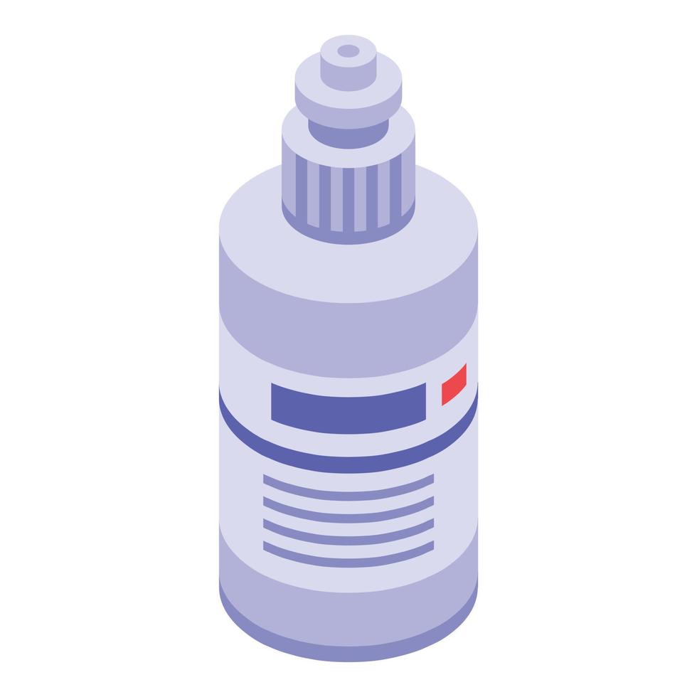 Antivirus disinfection icon, isometric style vector