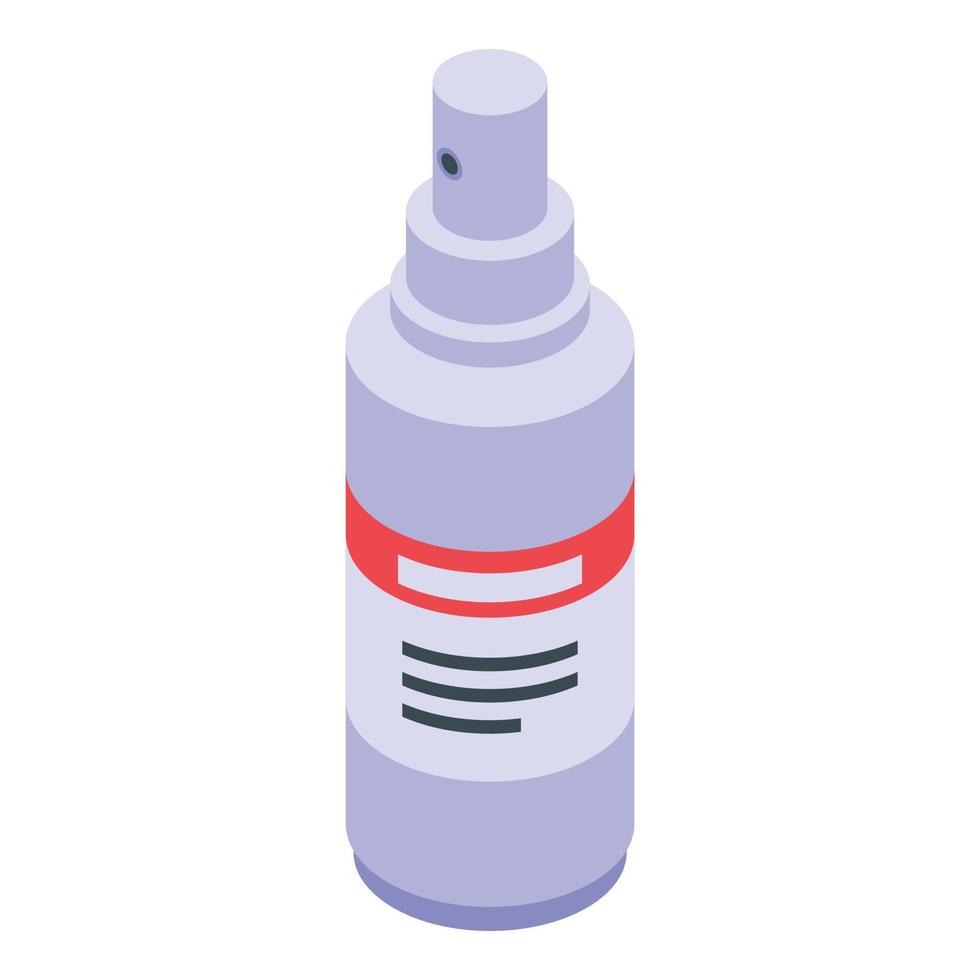Disinfector spray icon, isometric style vector