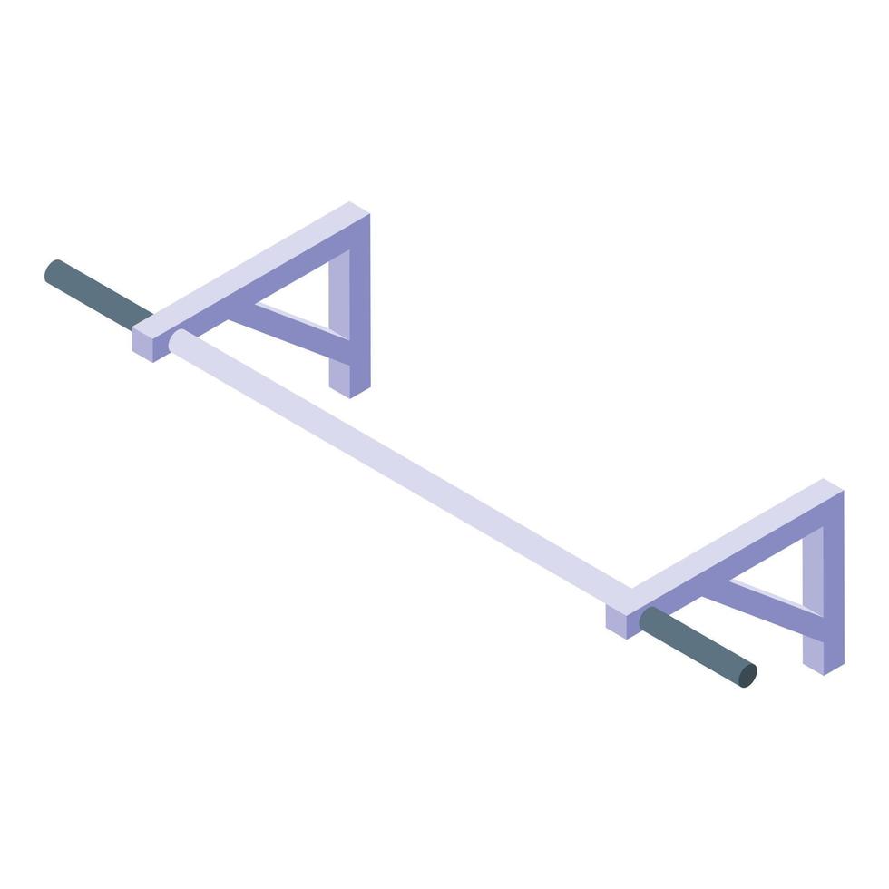 Home training icon, isometric style vector