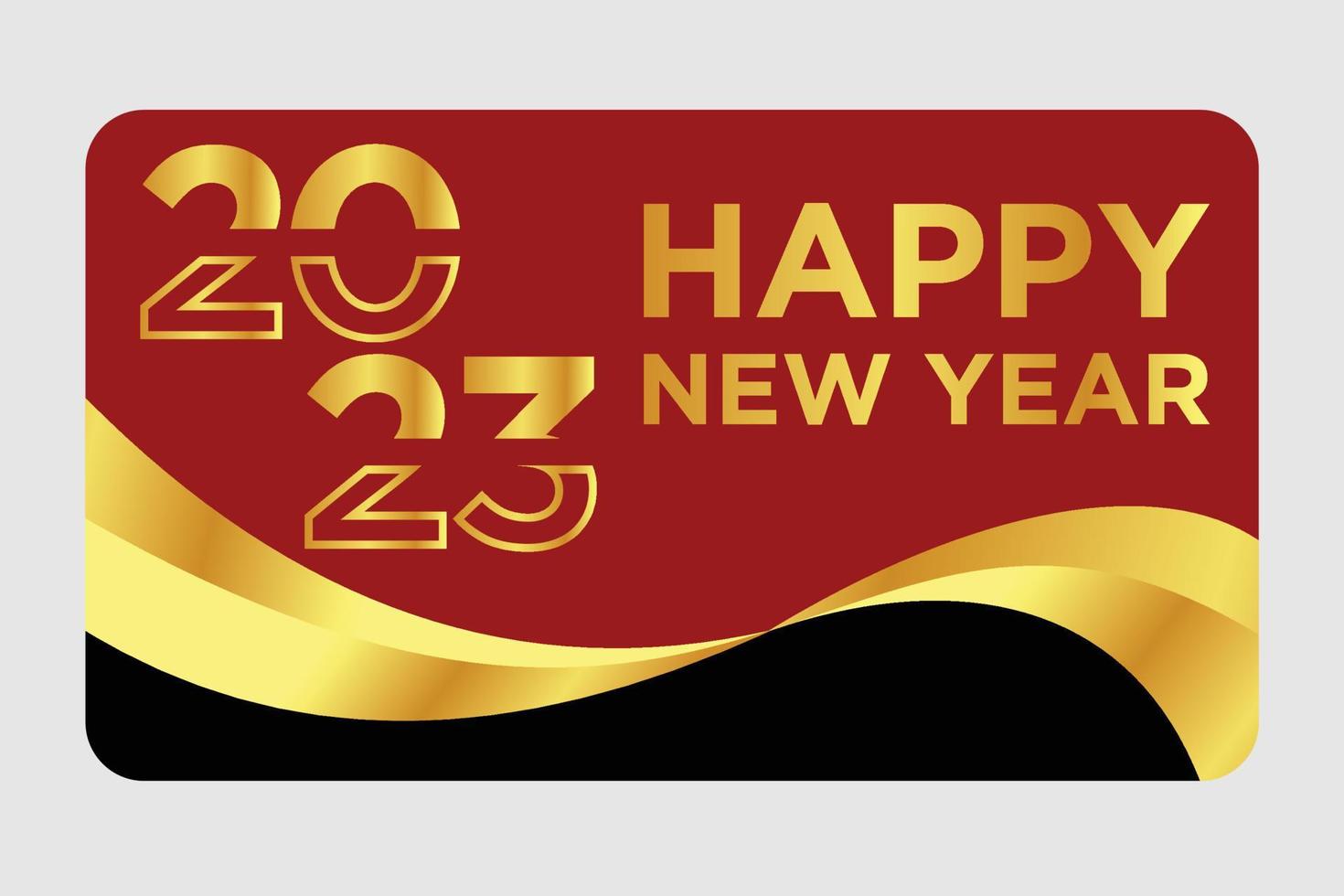 happy new year 2023 greetings vector