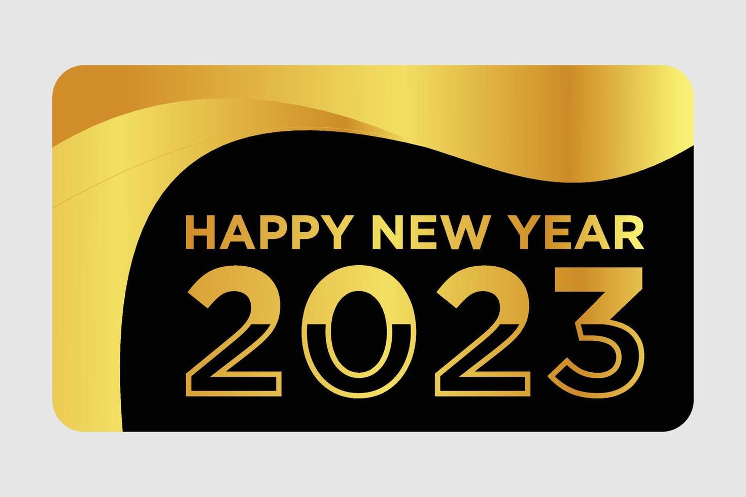 happy new year 2023 greetings vector