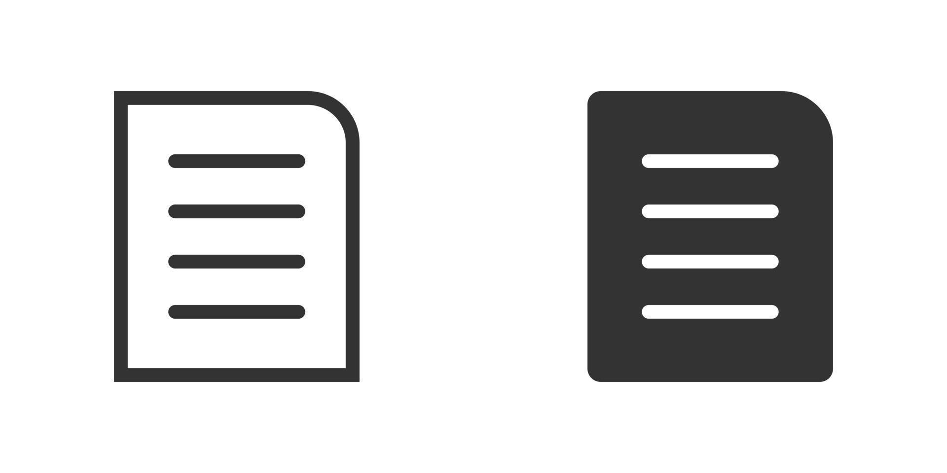 Contract document icon in flat style. Report folder stamp vector illustration on isolated background. Paper sheet sign business concept.
