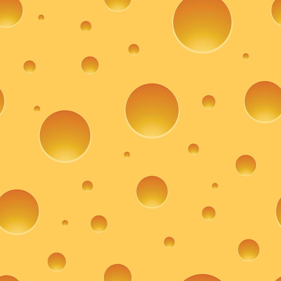 Cheese slice icon in flat style. Milk food vector illustration. Breakfast  seamless pattern business concept.