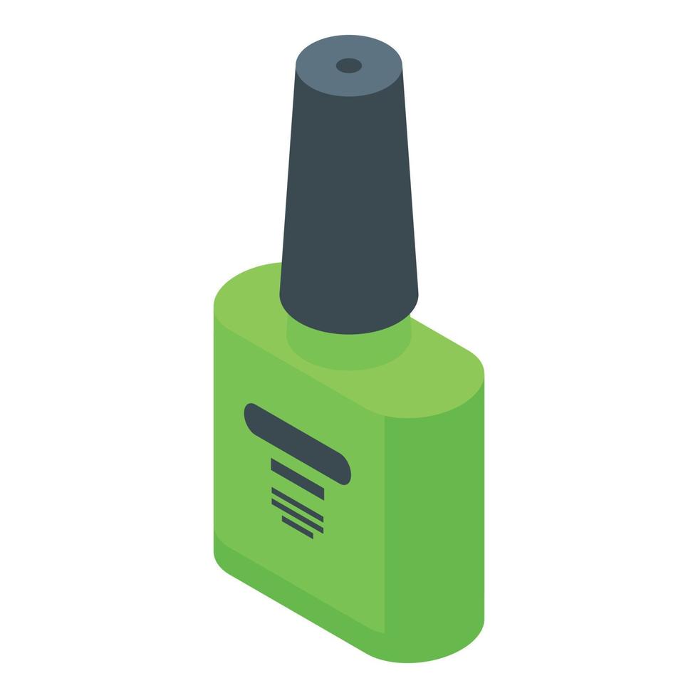 Polish gel icon, isometric style vector