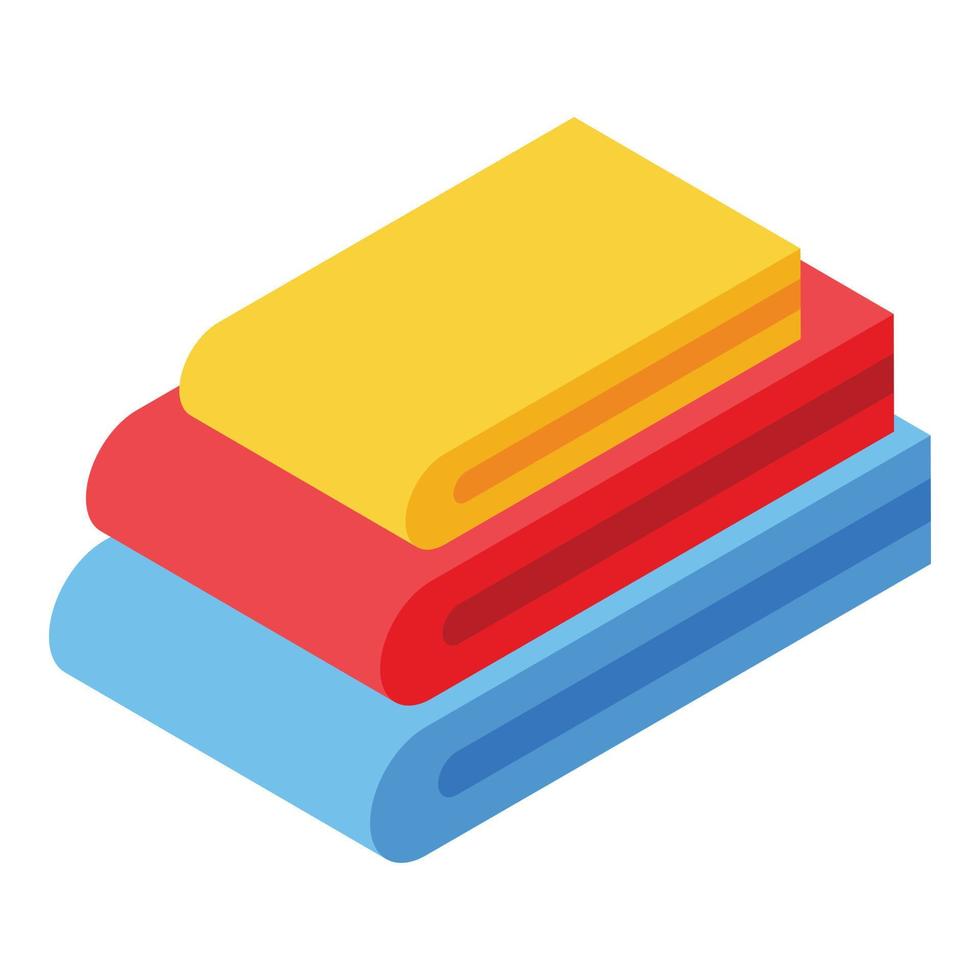 Clothes softener icon, isometric style vector