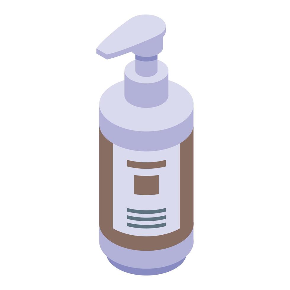 Softener dispenser icon, isometric style vector