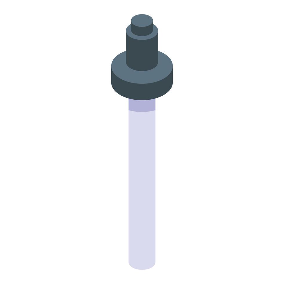 Essential oils pipette icon, isometric style vector