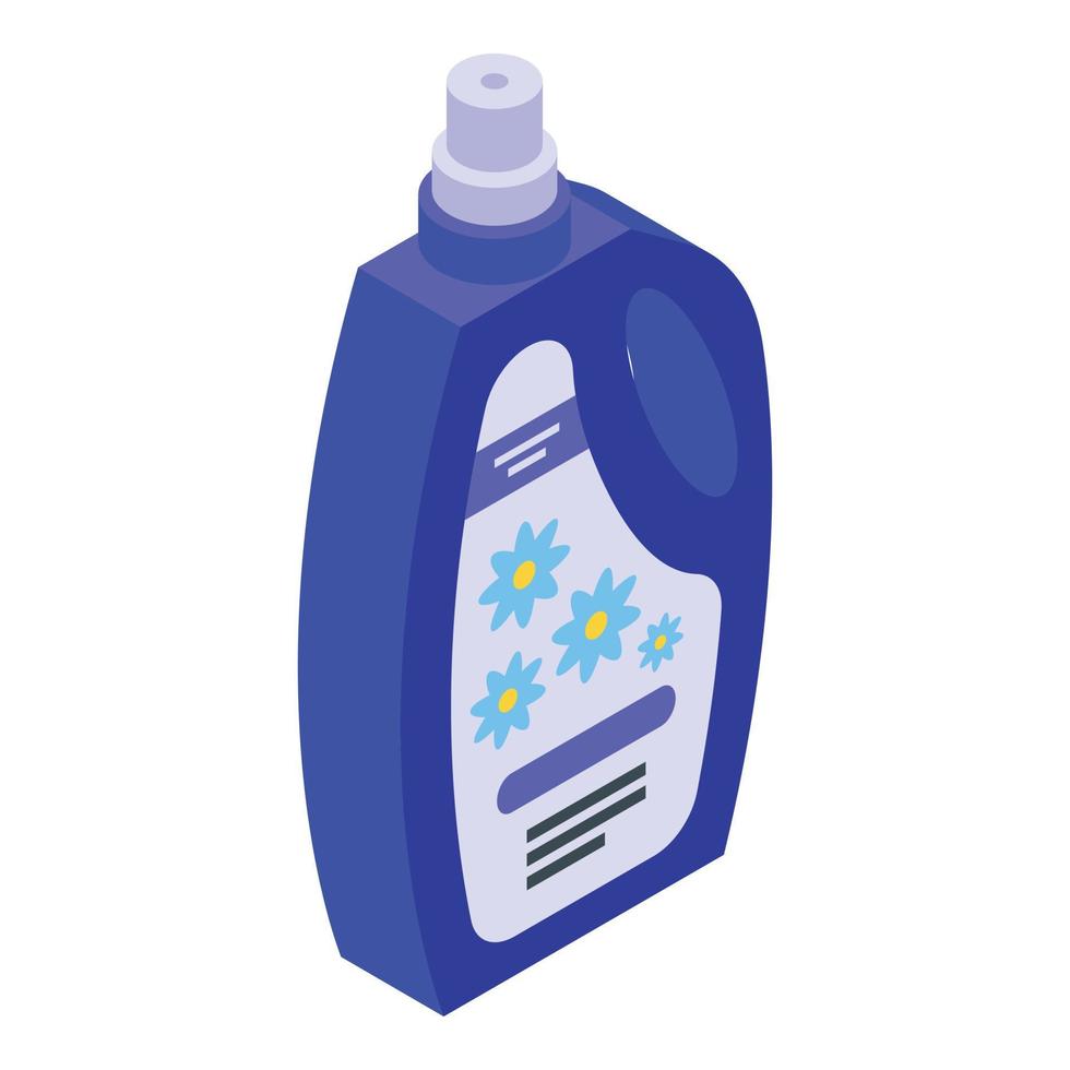 Softener antibacterial icon, isometric style vector