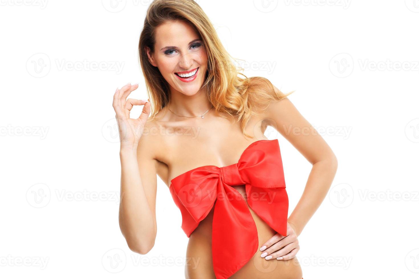 Sexy Valentine woman photo