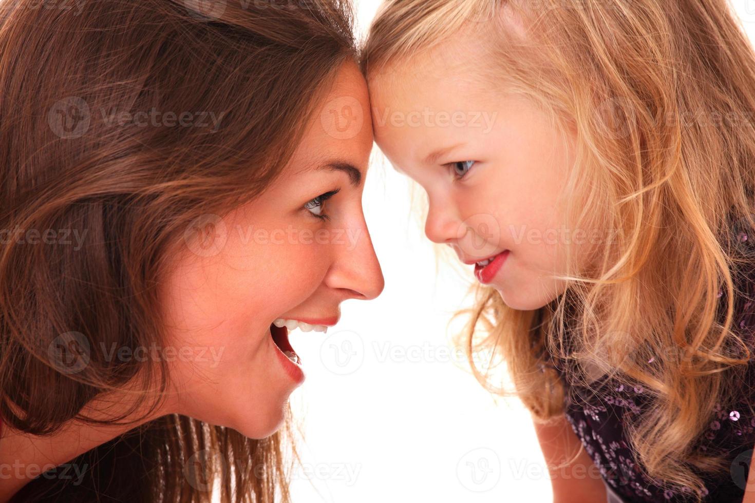 Mother and daughter photo