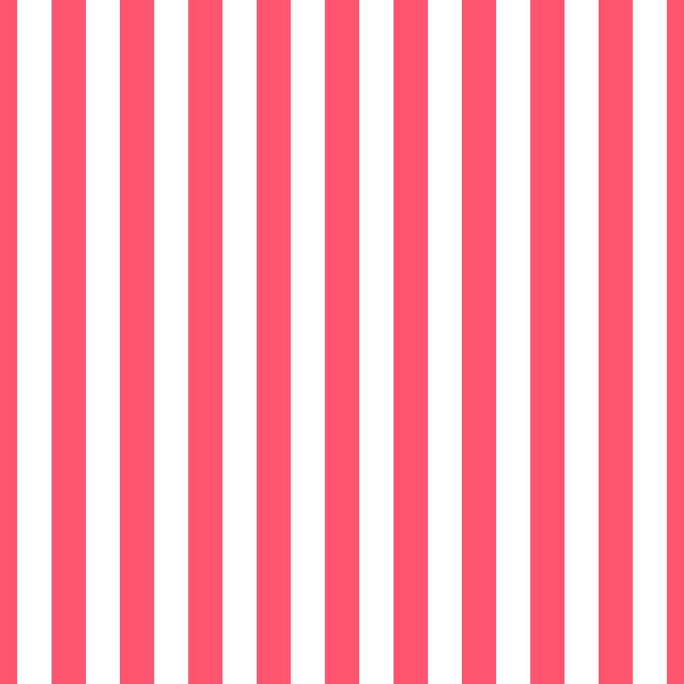 Pink vertical stripes on the white background. Seamless vector pattern