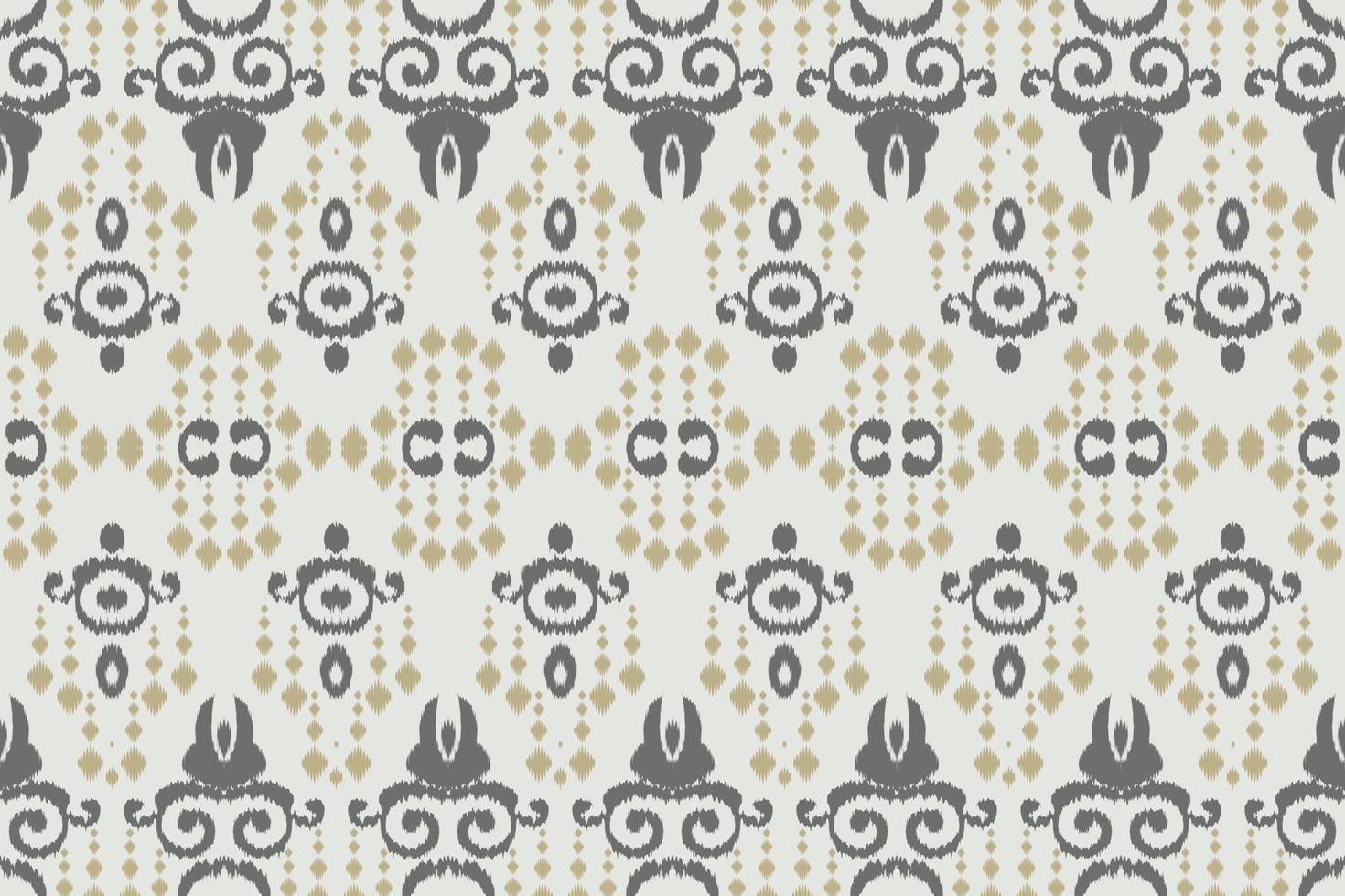 Ethnic ikat diamond batik textile seamless pattern digital vector design for Print saree Kurti Borneo Fabric border brush symbols swatches designer