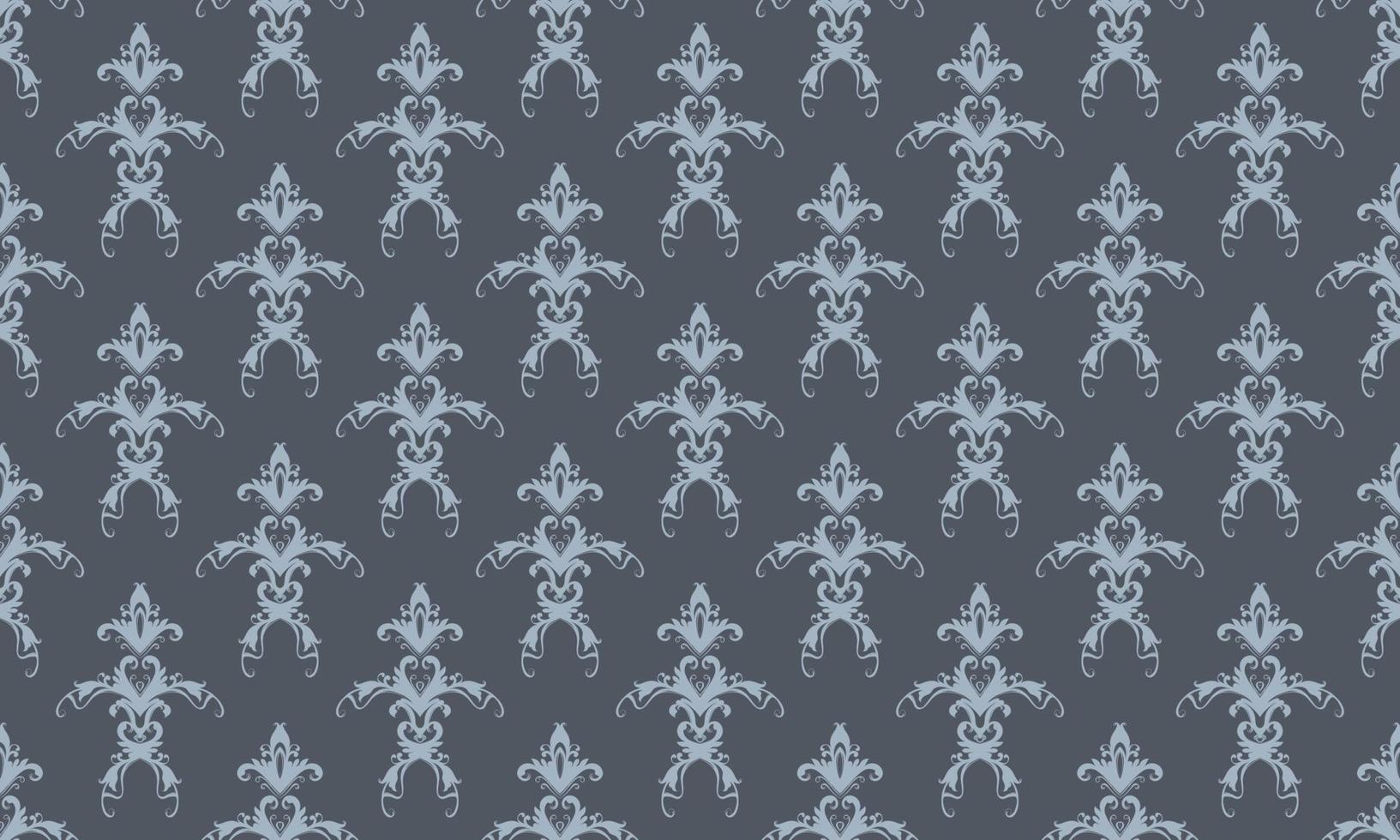 Damask Fleur de Lis seamless pattern vector background wallpaper Fleur de Lis pattern Digital texture Design for print printable fabric saree border.