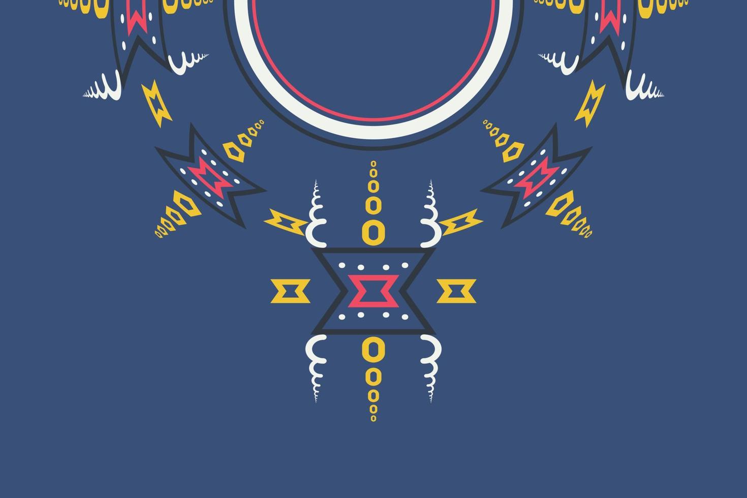 Simple kurti Neck Design Vector Motif Palestinian fashion neck ornament Ombre Pattern Aztec style embroidery abstract Simple kurti Neck . design for texture, fabric and saree  wear.