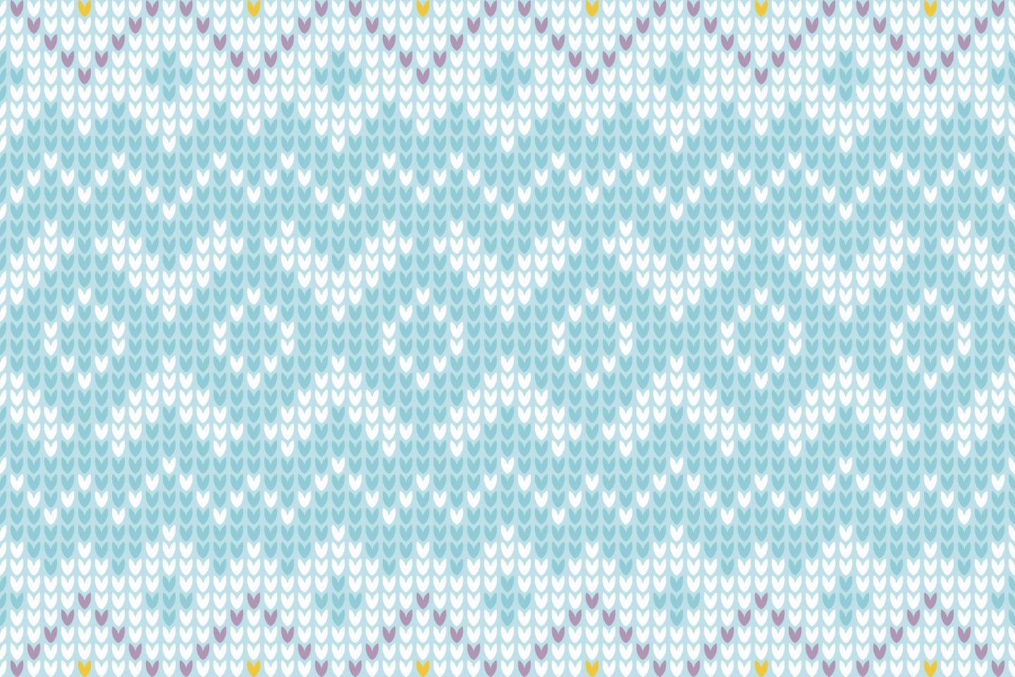 Vector illustration knitted pattern Texture of crocheted fabric.