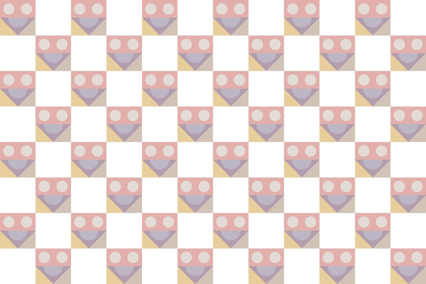 Checkered pattern, Aesthetic is surrounded on all four sides by a checker of a different colour. vector
