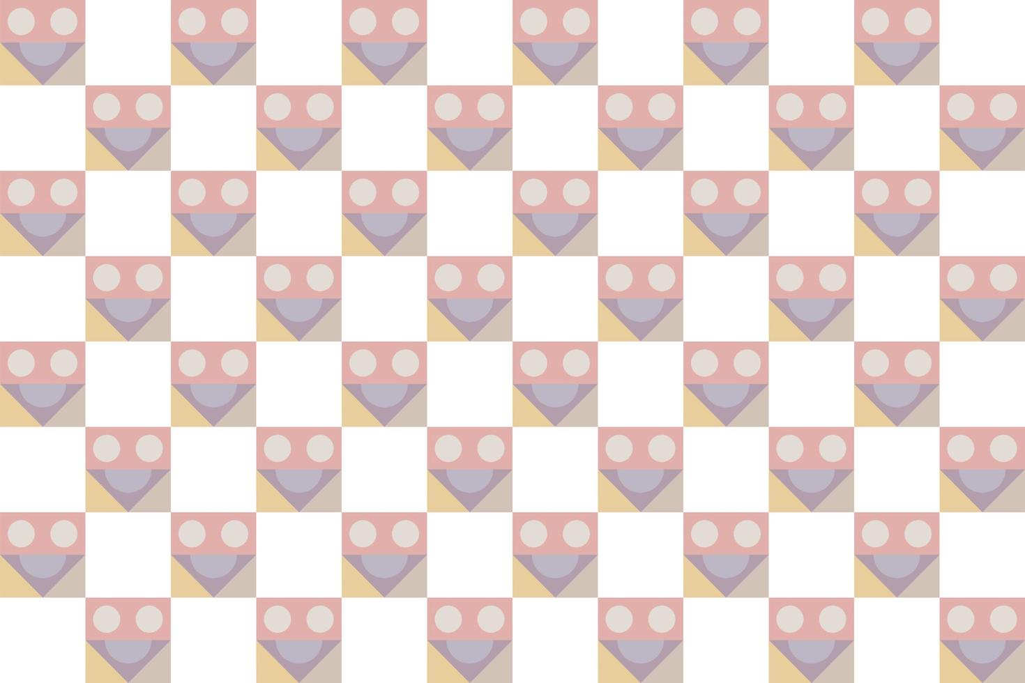 Checkered pattern, Aesthetic is surrounded on all four sides by a checker of a different colour. vector