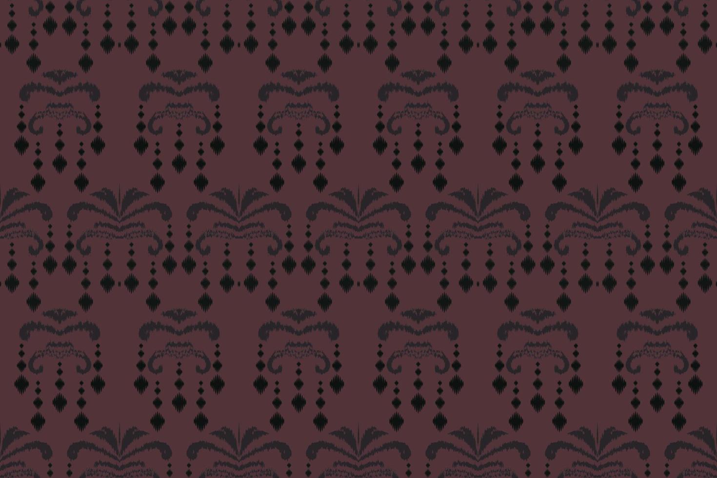 Ikkat or ikat damask batik textile seamless pattern digital vector design for Print saree Kurti Borneo Fabric border brush symbols swatches stylish