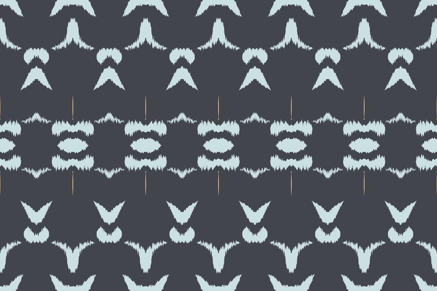 Ikkat or ikat vector batik textile seamless pattern digital vector design for Print saree Kurti Borneo Fabric border brush symbols swatches designer