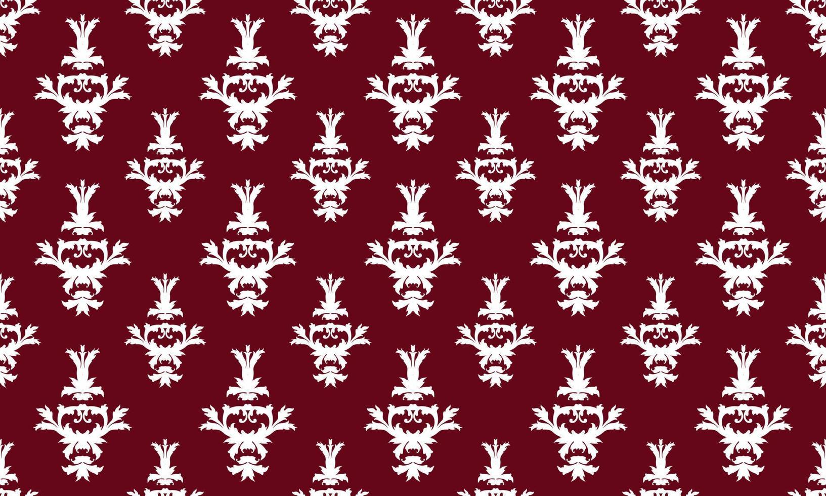 Damask Fleur de Lis pattern seamless vector background wallpaper