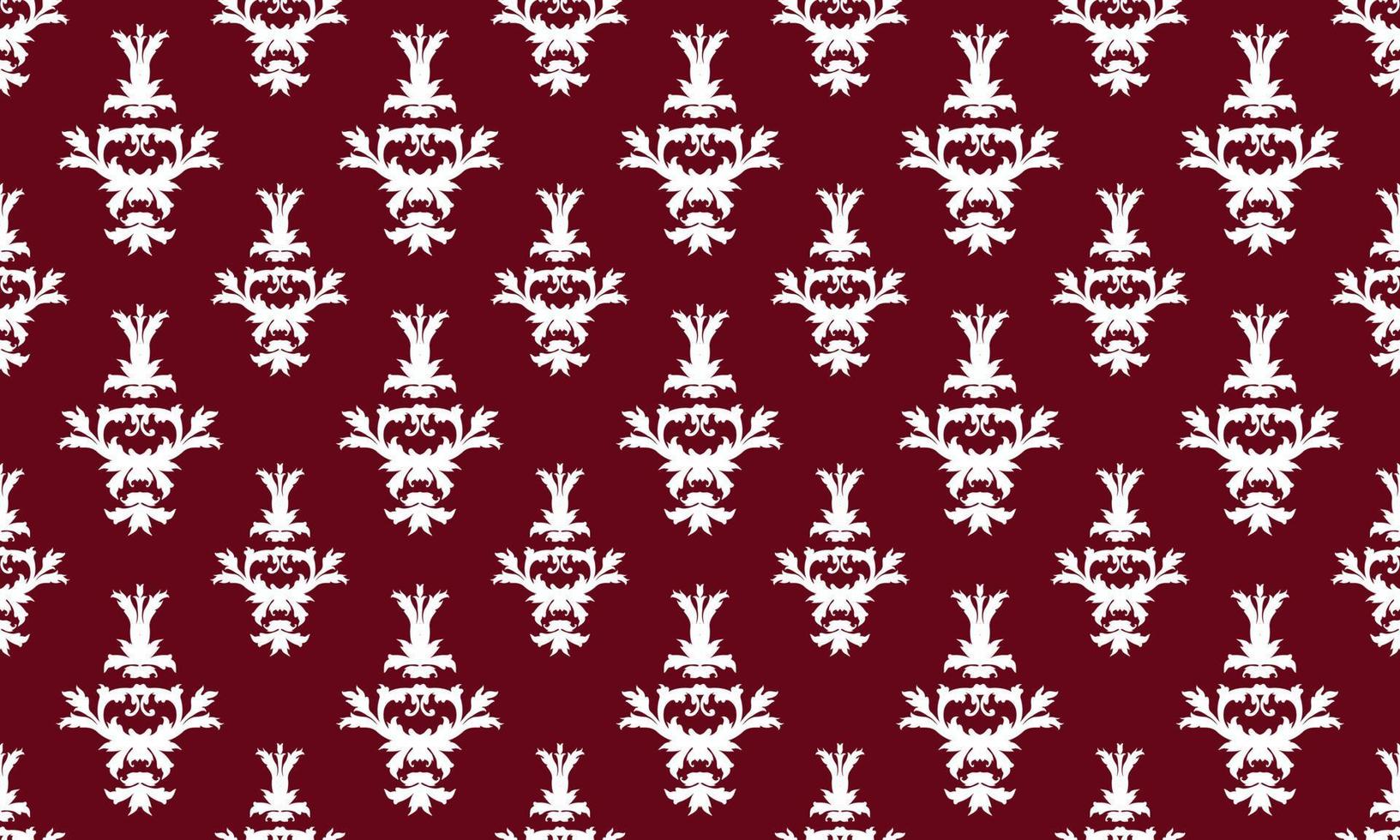 Damask Fleur de Lis pattern seamless vector background wallpaper