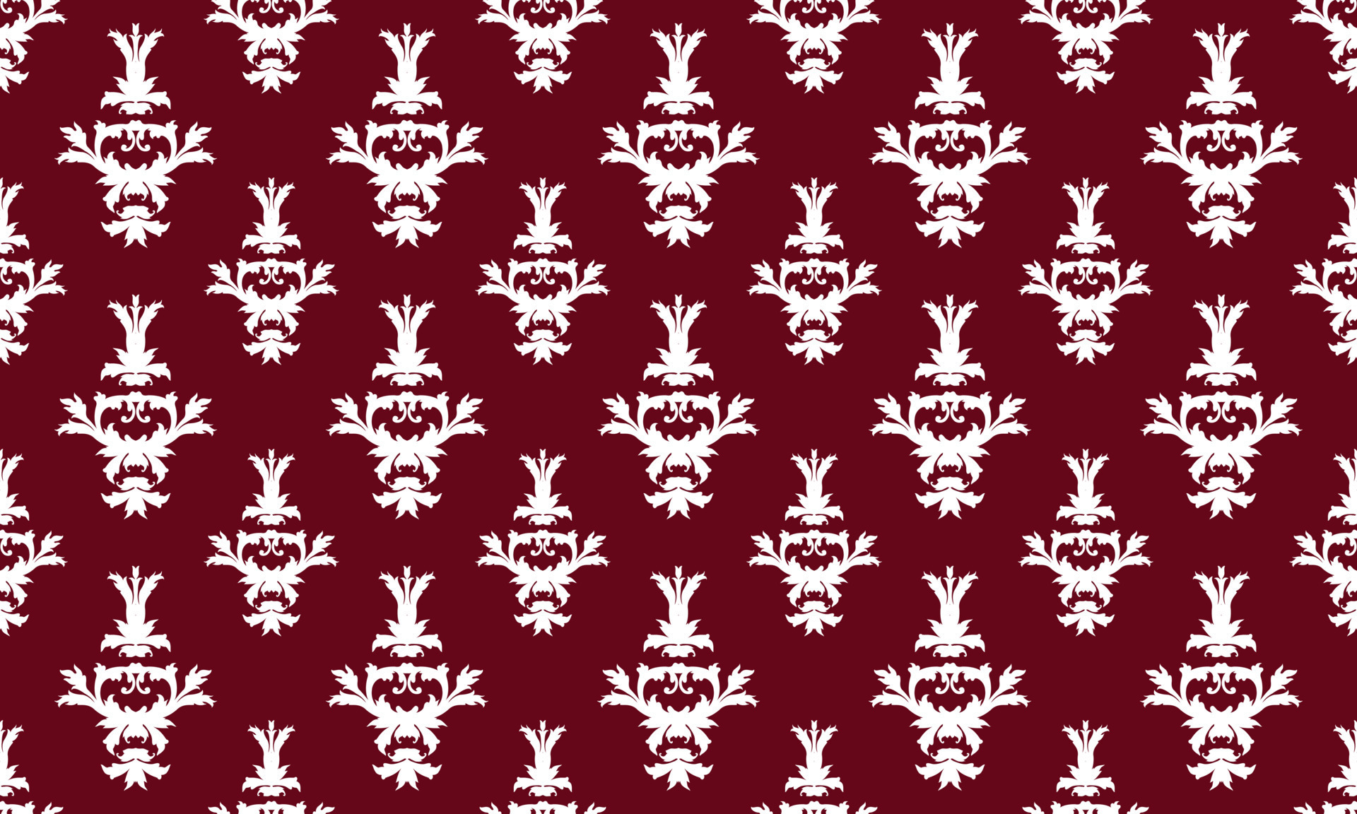 Damask Fleur de Lis pattern seamless vector background wallpaper