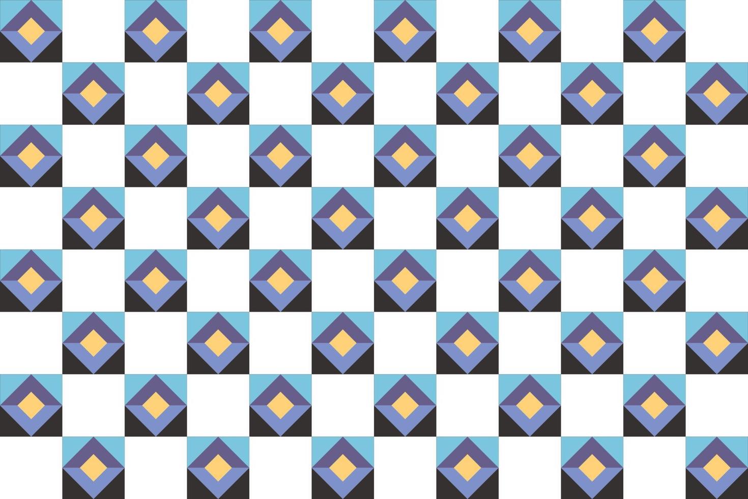 Checker Pattern Illustrations Vectors is surrounded on all four sides by a checker of a different colour.