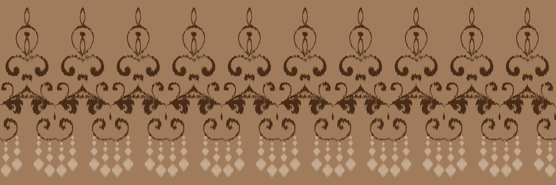 Batik Textile Motif ikat seamless pattern digital vector design for Print saree Kurti Borneo Fabric border brush symbols swatches designer