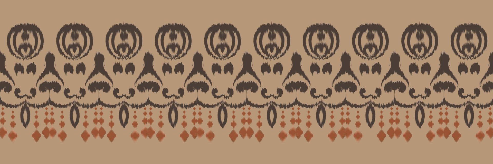 Batik Textile ikat Aztec seamless pattern digital vector design for Print saree Kurti Borneo Fabric border brush symbols swatches cotton