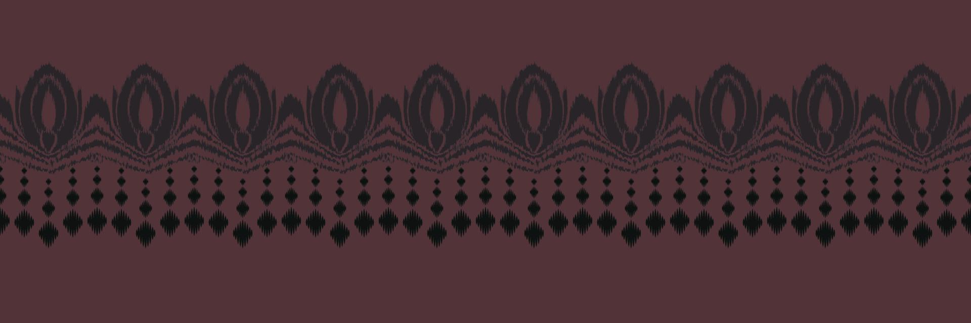 tela ikat tribal azteca patrón sin costuras. étnico geométrico batik ikkat vector digital diseño textil para estampados tela sari mogol cepillo símbolo franjas textura kurti kurtis kurtas