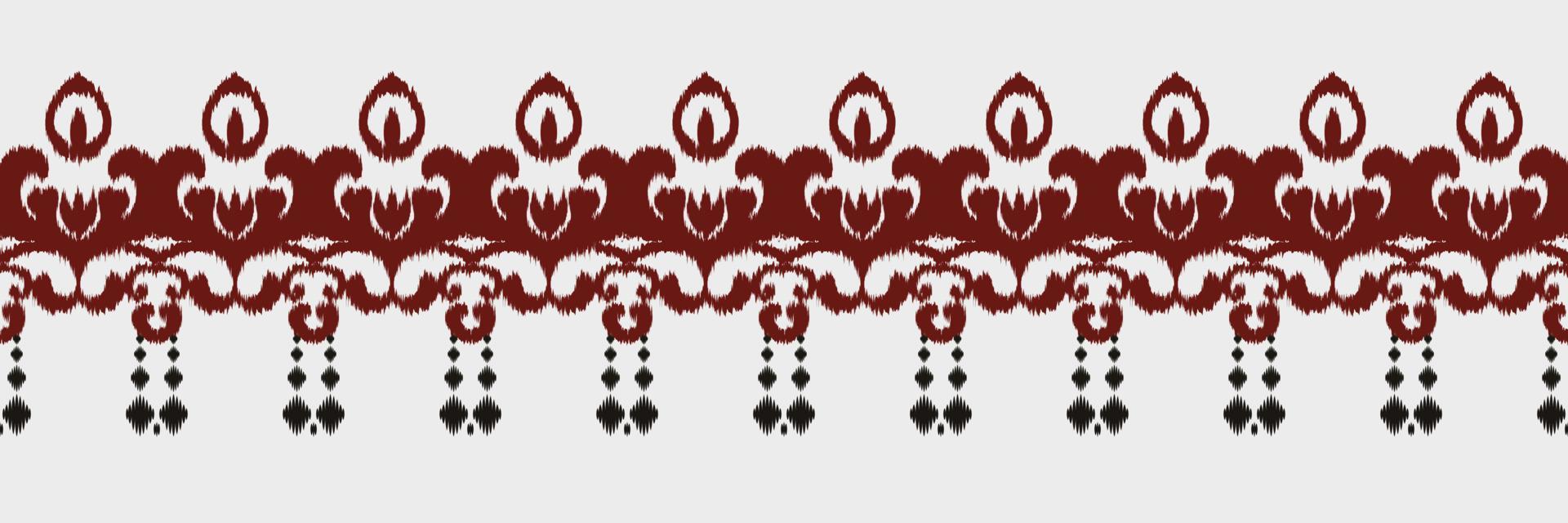 Batik Textile ikat background seamless pattern digital vector design for Print saree Kurti Borneo Fabric border brush symbols swatches designer