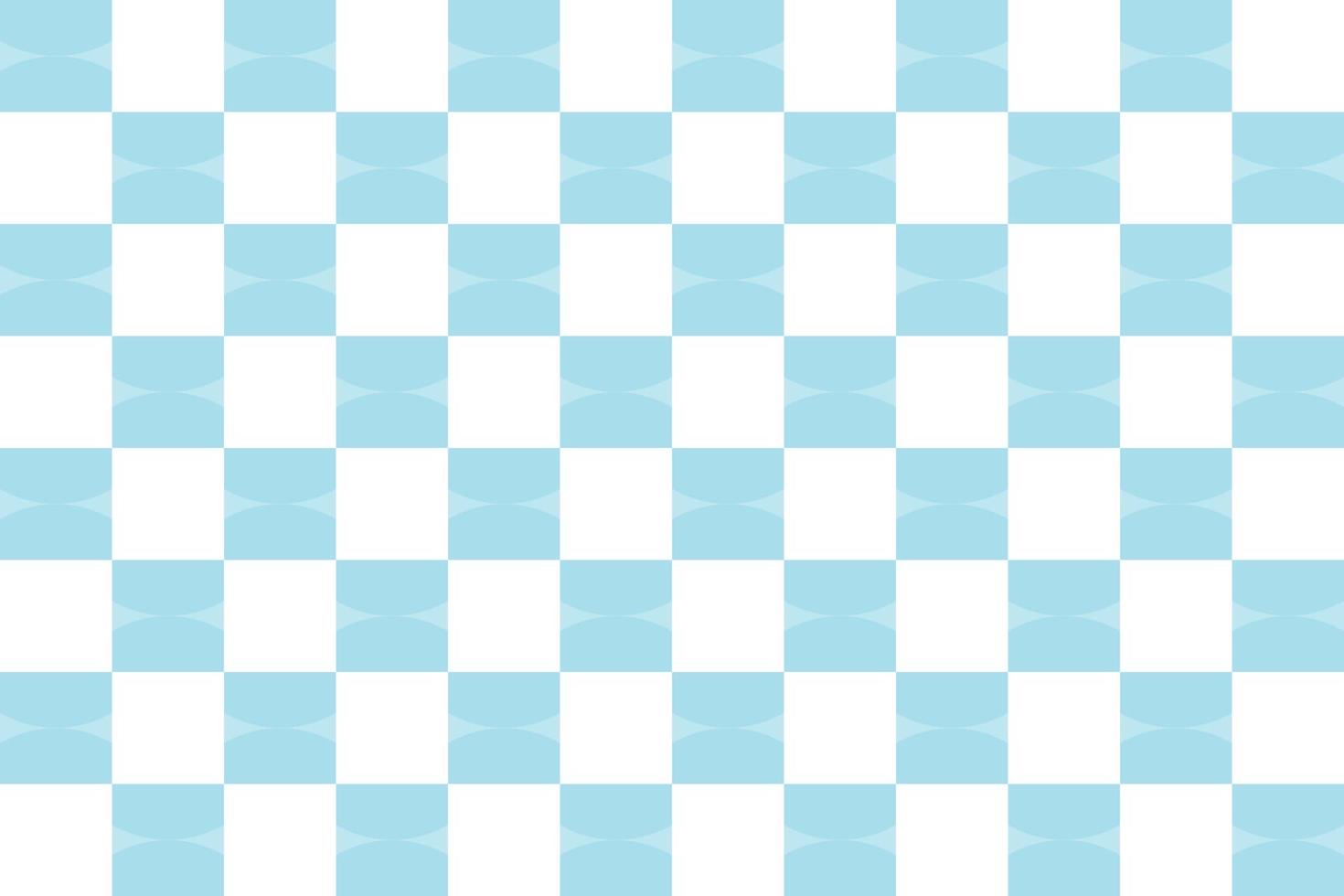 Geometric Checker Pattern Art Prints is surrounded on all four sides by a checker of a different colour. vector