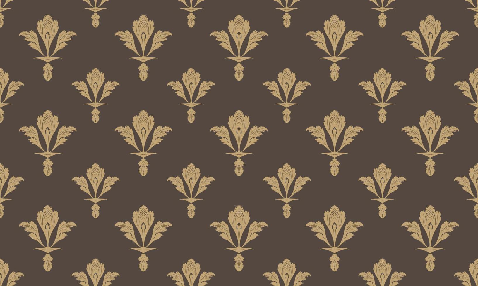 Damask Fleur de Lis background vector seamless pattern background wallpaper Fleur de Lis pattern Scandinavian Digital texture Design for print printable fabric saree border.