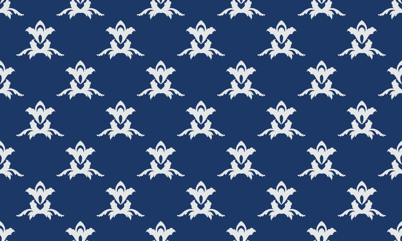 Damask Fleur de Lis seamless pattern vector seamless background wallpaper Fleur de Lis pattern African Digital texture Design for print printable fabric saree border.