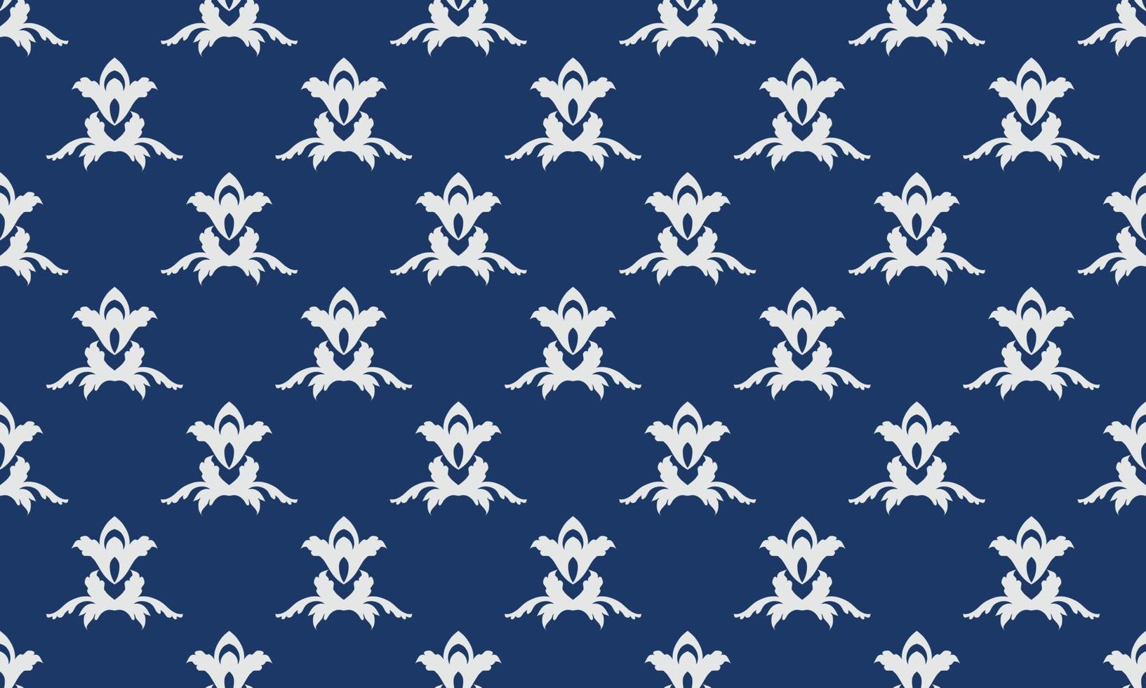 damasco fleur de lis seamless pattern vector seamless background wallpaper fleur de lis pattern diseño de textura digital africana para imprimir borde de sari de tela imprimible.