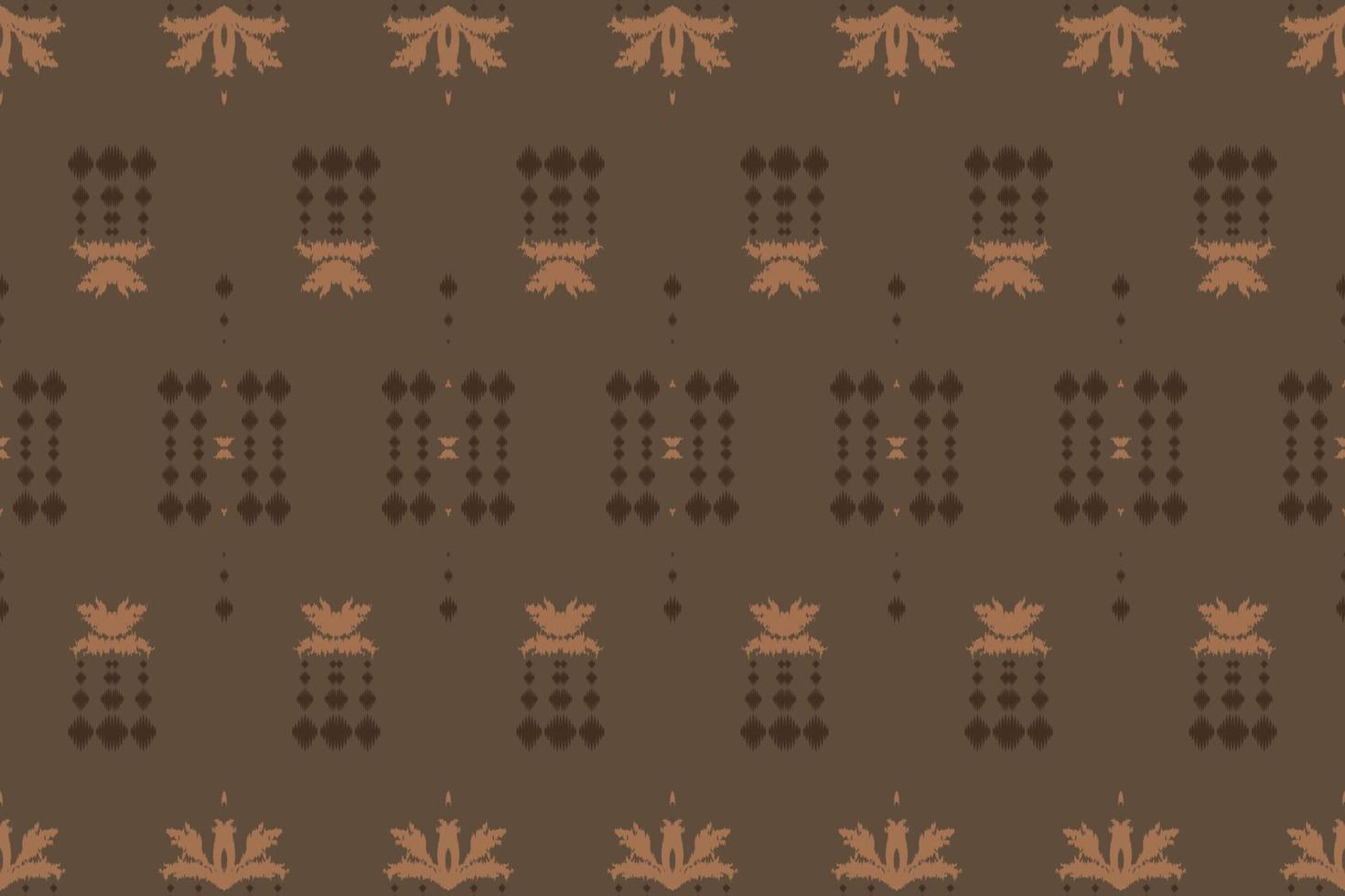 Ethnic ikat flowers batik textile seamless pattern digital vector design for Print saree Kurti Borneo Fabric border brush symbols swatches cotton