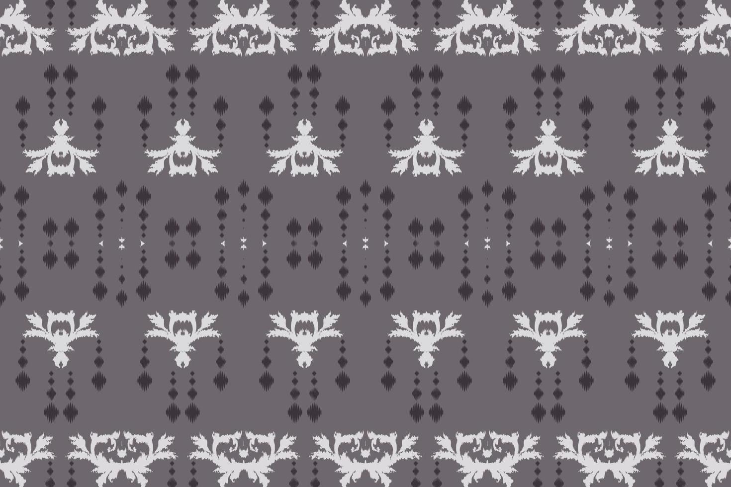 Ethnic ikat prints batik textile seamless pattern digital vector design for Print saree Kurti Borneo Fabric border brush symbols swatches stylish