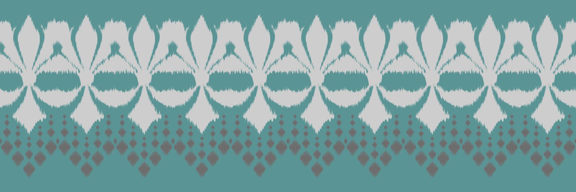 Ikat floral tribal Aztec Seamless Pattern. Ethnic Geometric Ikkat Batik Digital vector textile Design for Prints Fabric saree Mughal brush symbol Swaths texture Kurti Kurtis Kurtas